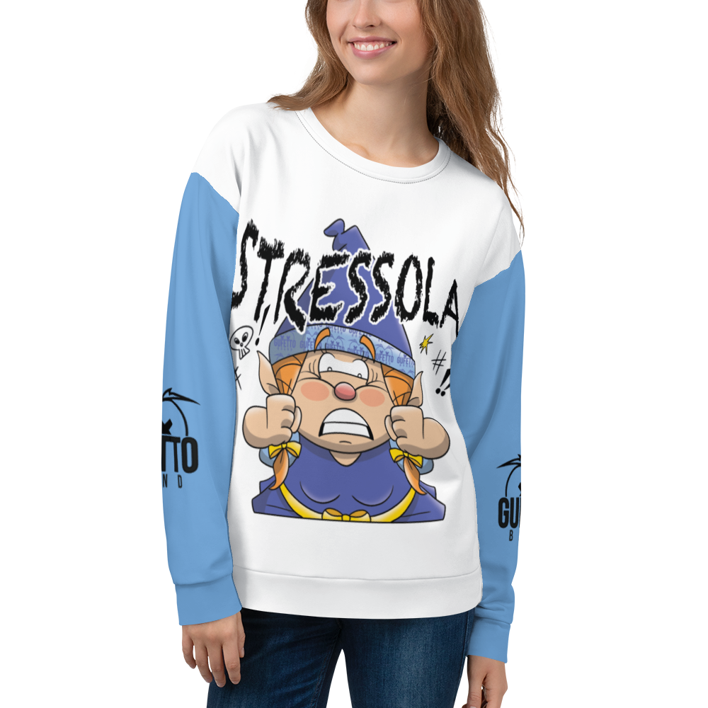 Felpa unisex Uomo/Donna Stressola - Gufetto Brand 