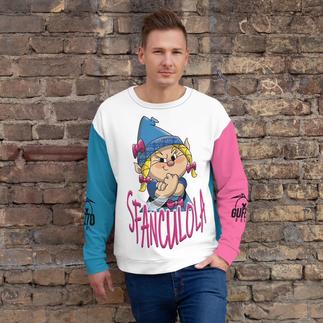 Felpa unisex Uomo/Donna SFANCULOLA - Gufetto Brand 