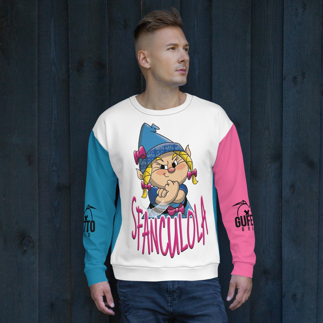 Felpa unisex Uomo/Donna SFANCULOLA - Gufetto Brand 