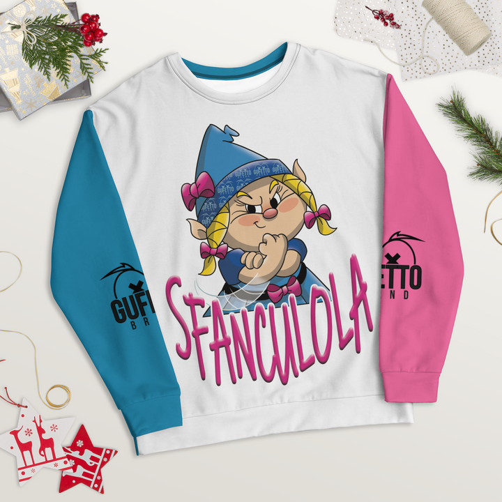Felpa unisex Uomo/Donna SFANCULOLA - Gufetto Brand 