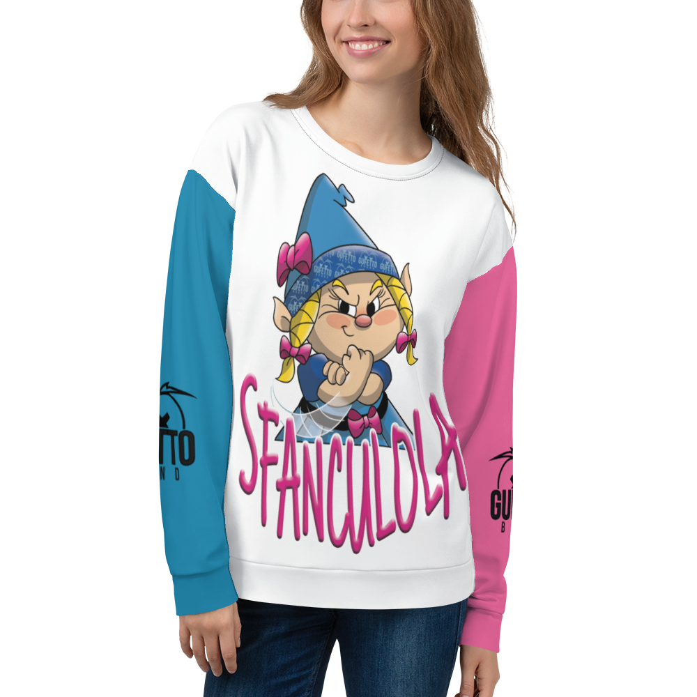 Felpa unisex Uomo/Donna SFANCULOLA - Gufetto Brand 