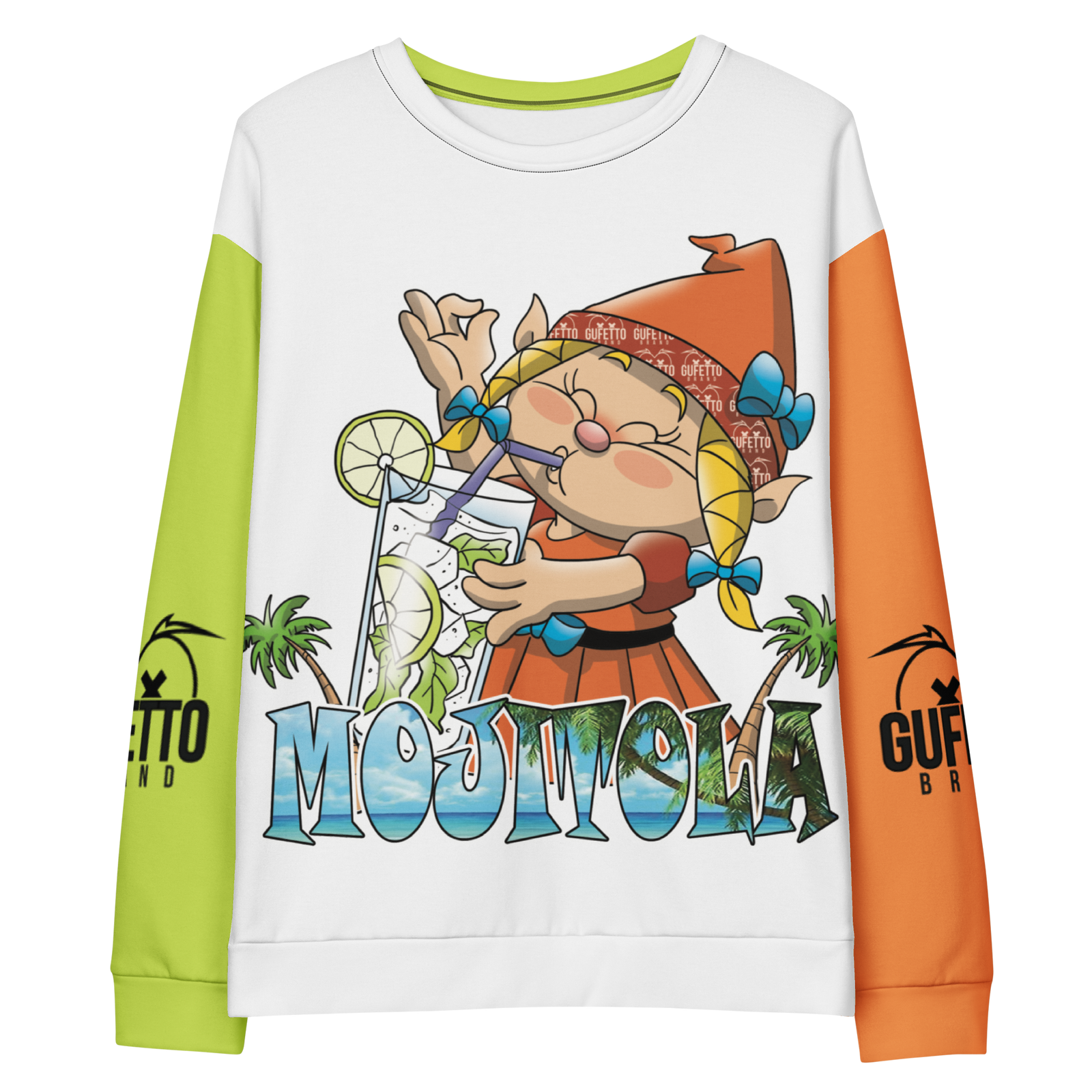 Felpa unisex Uomo/Donna MOJITOLA - Gufetto Brand 