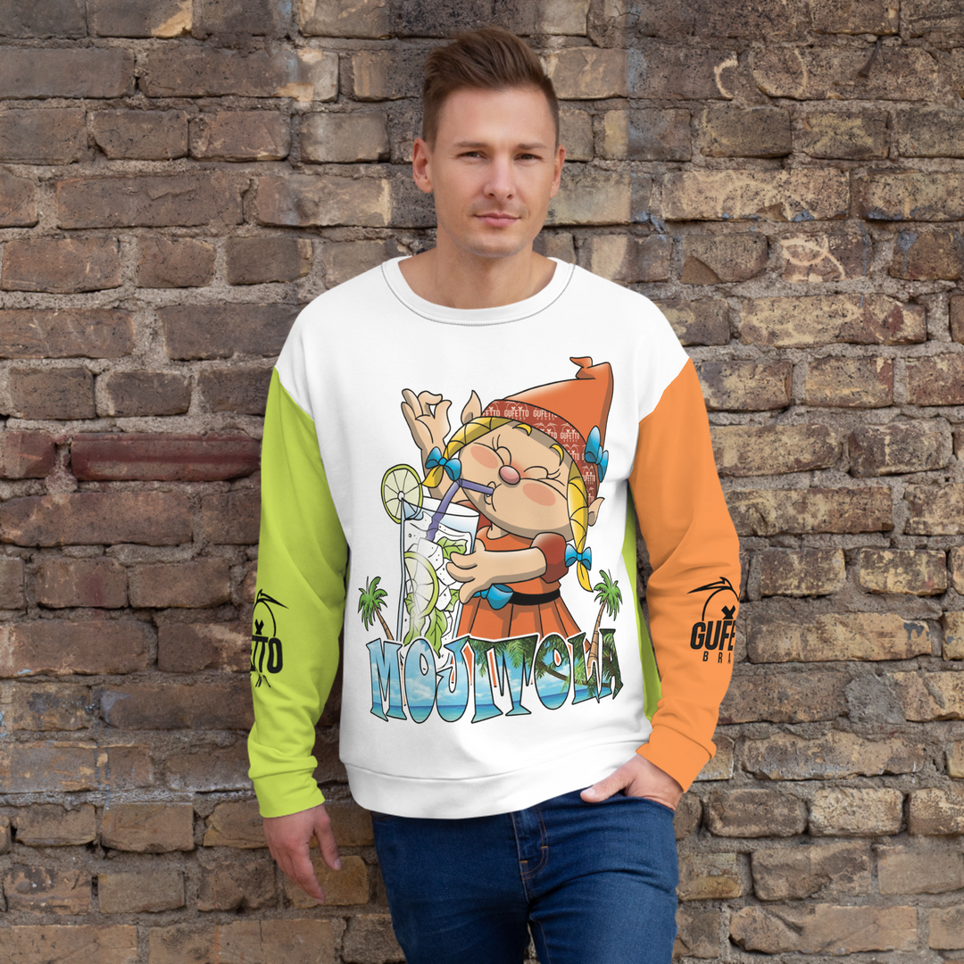 Felpa unisex Uomo/Donna MOJITOLA - Gufetto Brand 