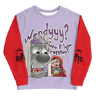 Felpa unisex Uomo/Donna WENDY - Gufetto Brand 