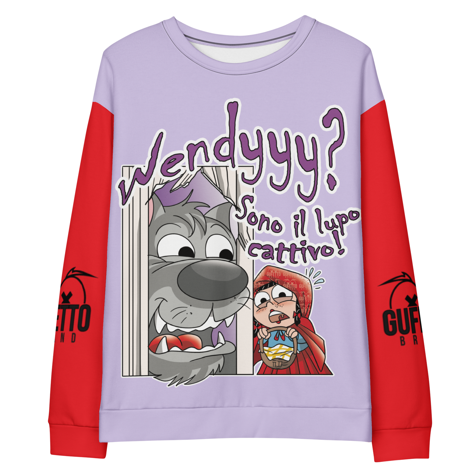 Felpa unisex Uomo/Donna WENDY - Gufetto Brand 