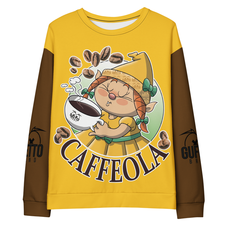 Felpa unisex Uomo/Donna CAFFEOLA - Gufetto Brand 
