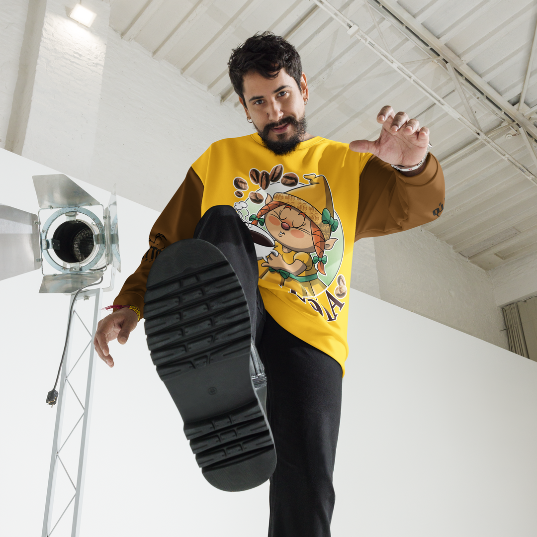 Felpa unisex Uomo/Donna CAFFEOLA - Gufetto Brand 