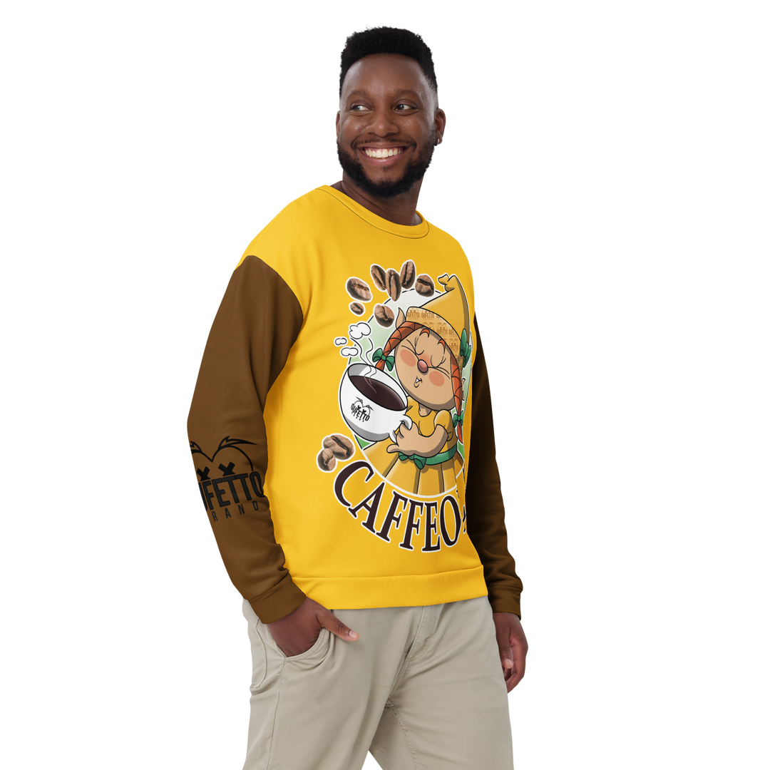 Felpa unisex Uomo/Donna CAFFEOLA - Gufetto Brand 