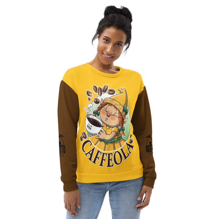 Felpa unisex Uomo/Donna CAFFEOLA - Gufetto Brand 