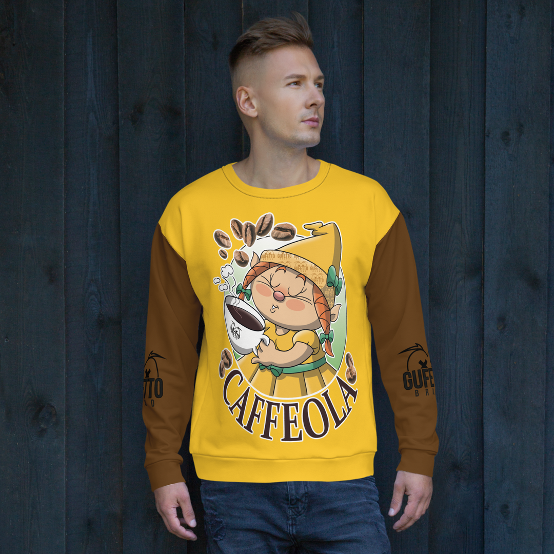 Felpa unisex Uomo/Donna CAFFEOLA - Gufetto Brand 