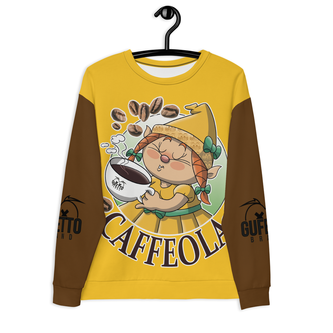 Felpa unisex Uomo/Donna CAFFEOLA - Gufetto Brand 