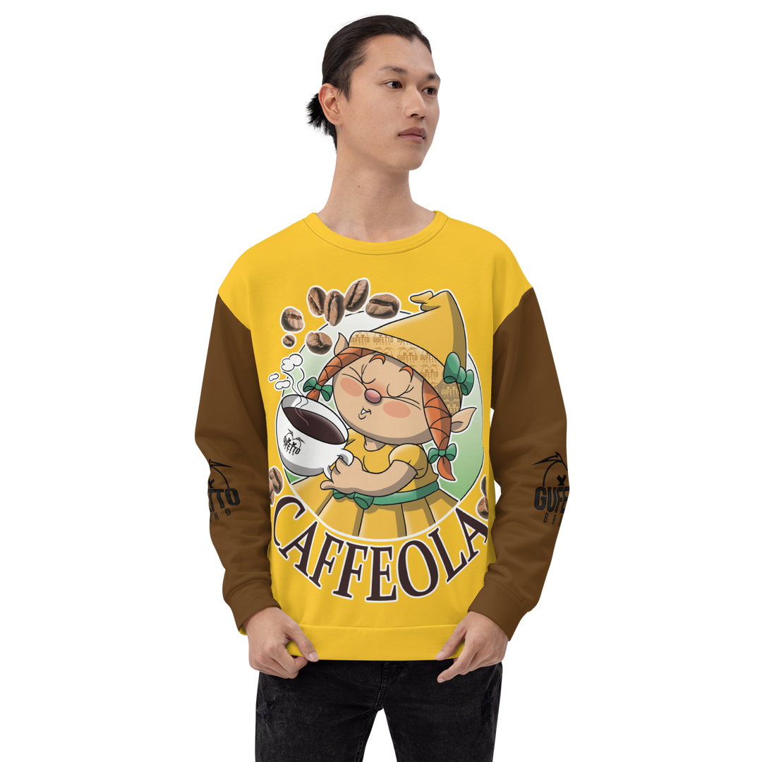 Felpa unisex Uomo/Donna CAFFEOLA - Gufetto Brand 