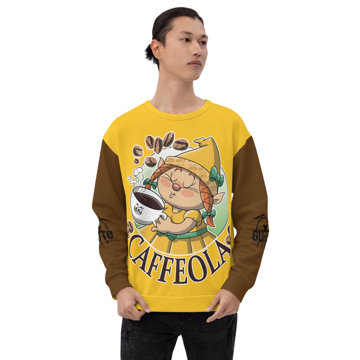 Felpa unisex Uomo/Donna CAFFEOLA - Gufetto Brand 