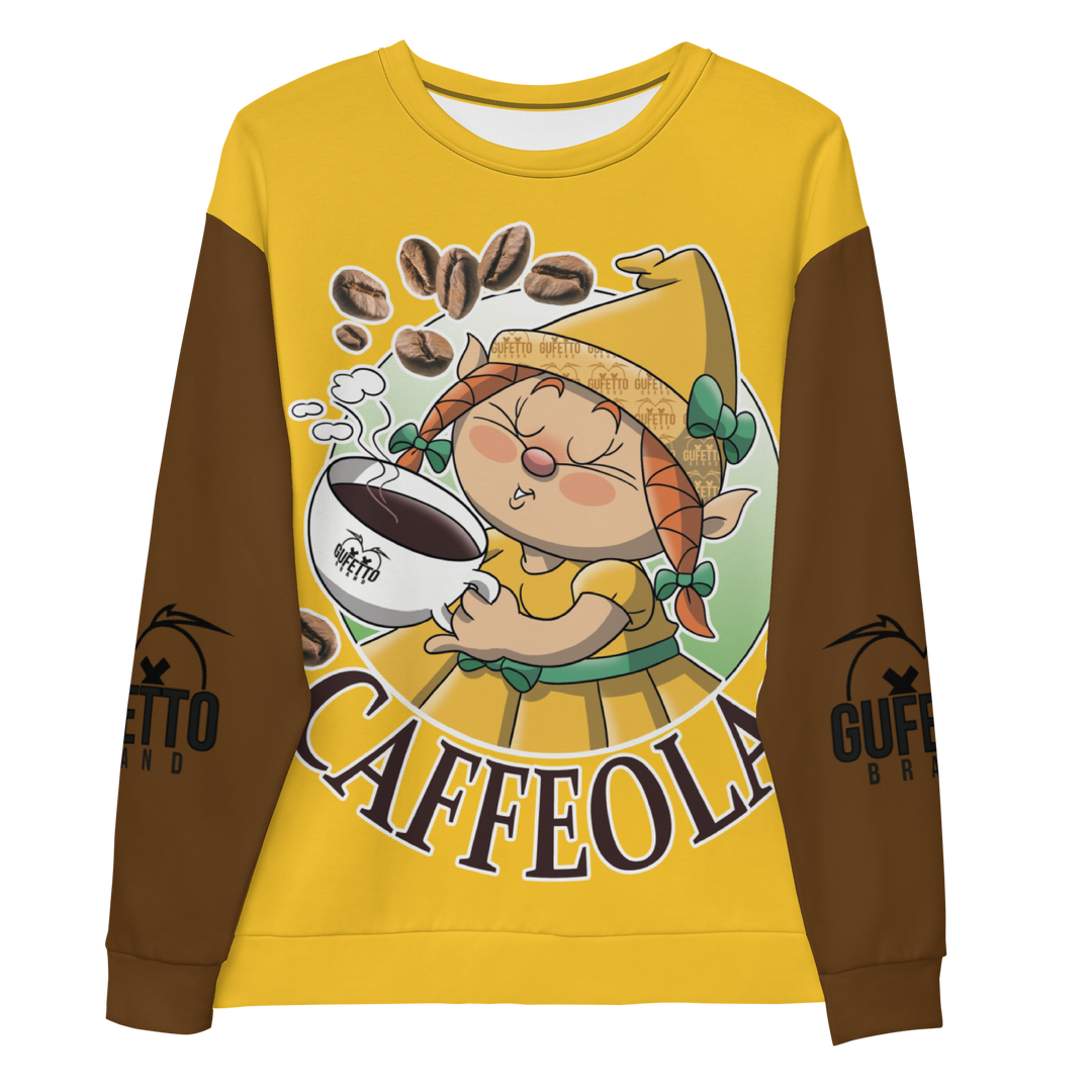 Felpa unisex Uomo/Donna CAFFEOLA - Gufetto Brand 