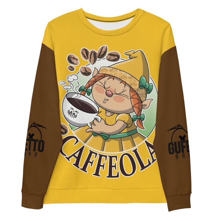 Felpa unisex Uomo/Donna CAFFEOLA - Gufetto Brand 
