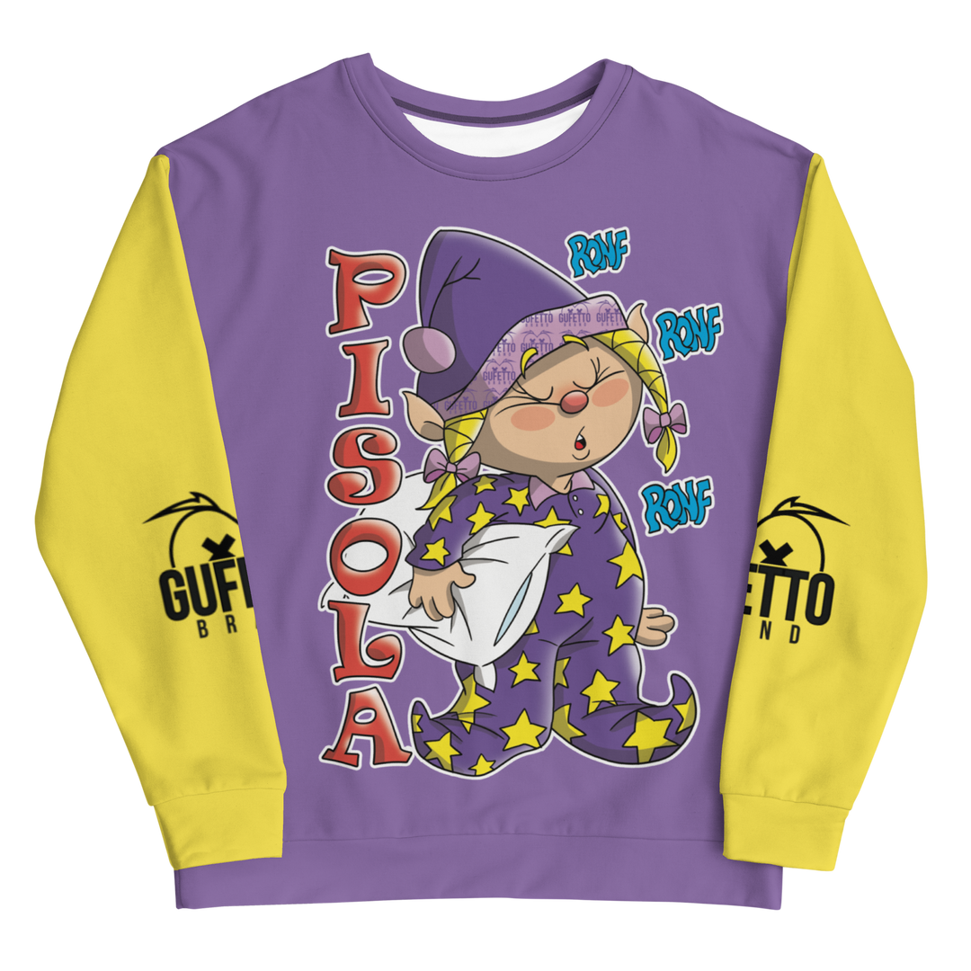 Felpa unisex Uomo/Donna PISOLA - Gufetto Brand 