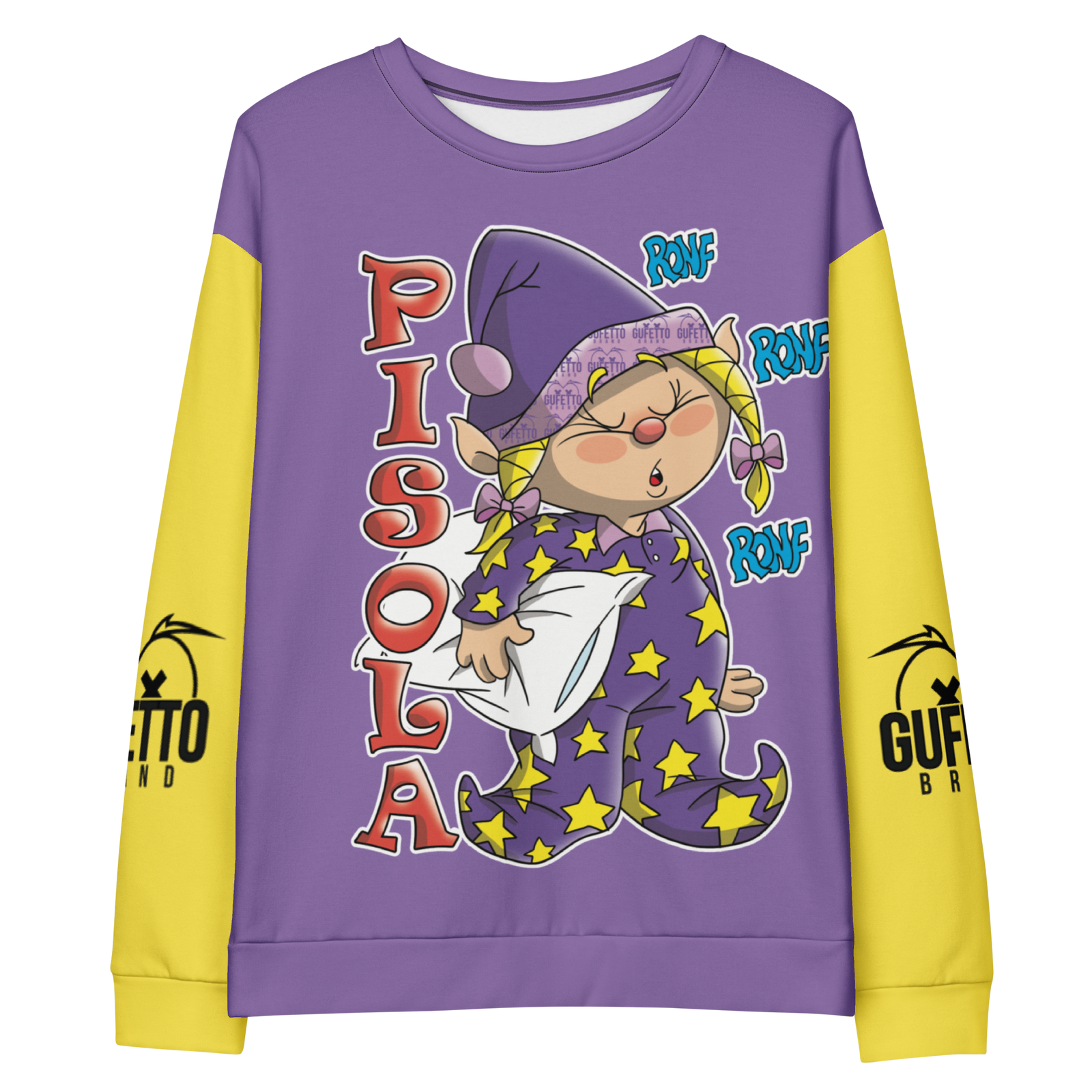 Felpa unisex Uomo/Donna PISOLA - Gufetto Brand 