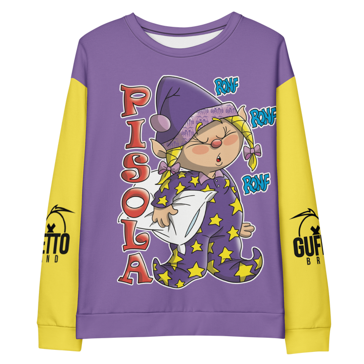 Felpa unisex Uomo/Donna PISOLA - Gufetto Brand 
