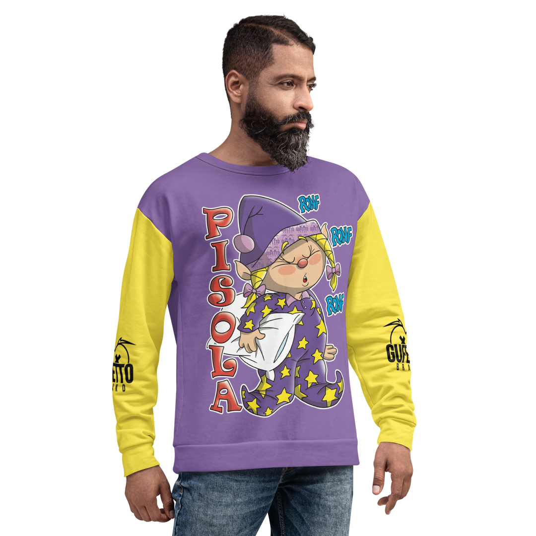 Felpa unisex Uomo/Donna PISOLA - Gufetto Brand 