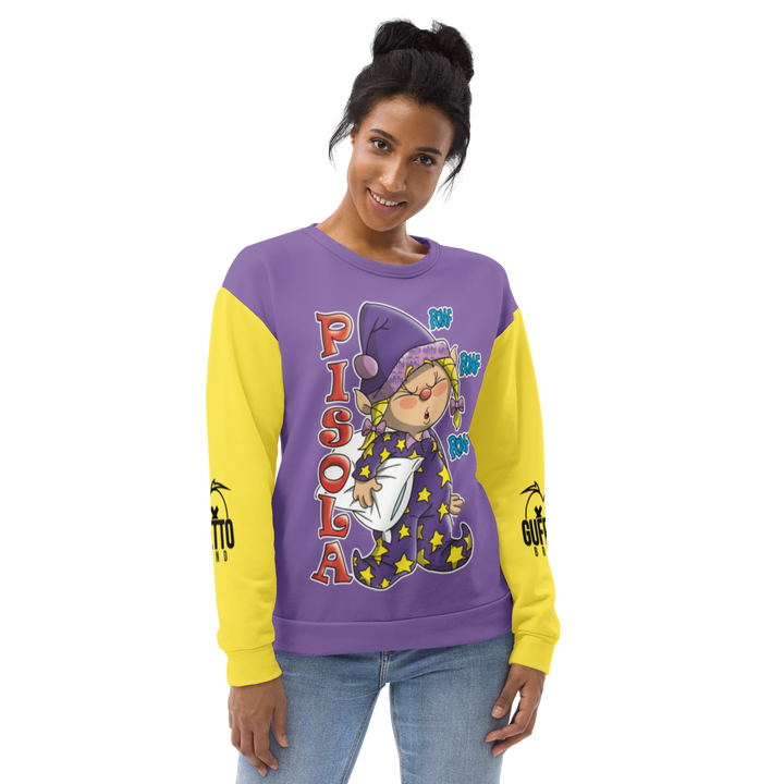 Felpa unisex Uomo/Donna PISOLA - Gufetto Brand 