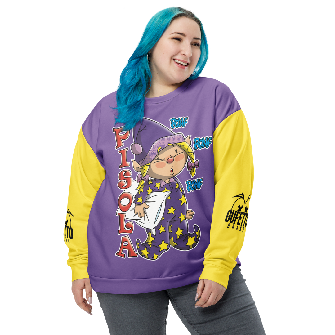 Felpa unisex Uomo/Donna PISOLA - Gufetto Brand 