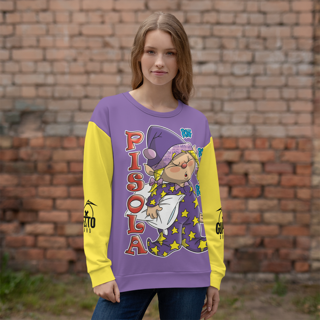 Felpa unisex Uomo/Donna PISOLA - Gufetto Brand 