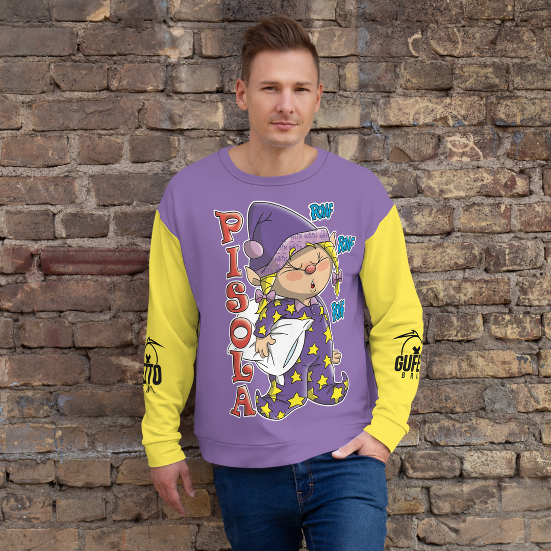 Felpa unisex Uomo/Donna PISOLA - Gufetto Brand 