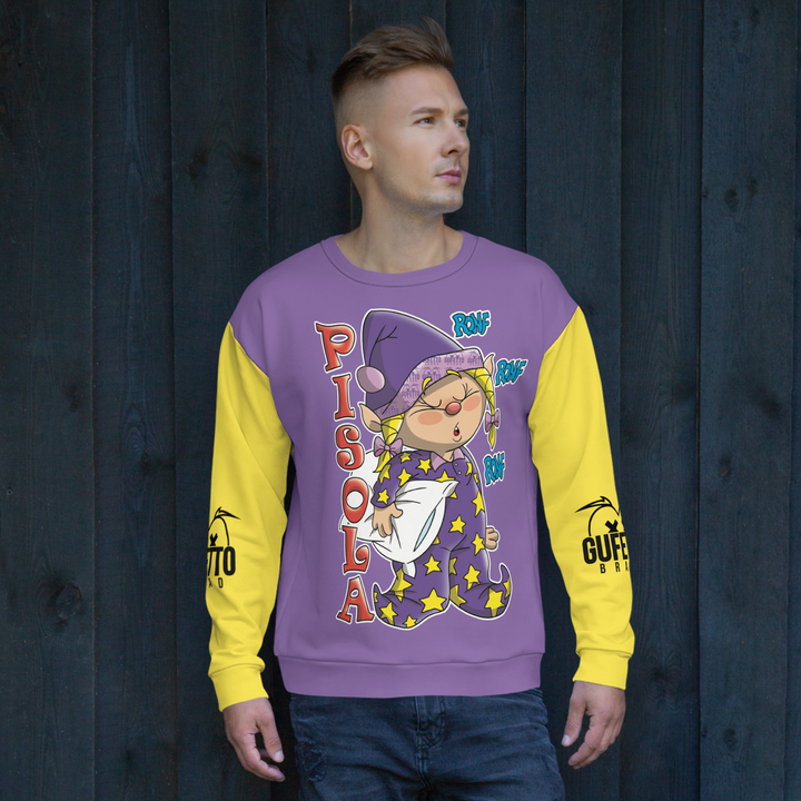 Felpa unisex Uomo/Donna PISOLA - Gufetto Brand 