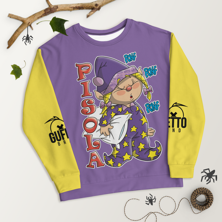 Felpa unisex Uomo/Donna PISOLA - Gufetto Brand 
