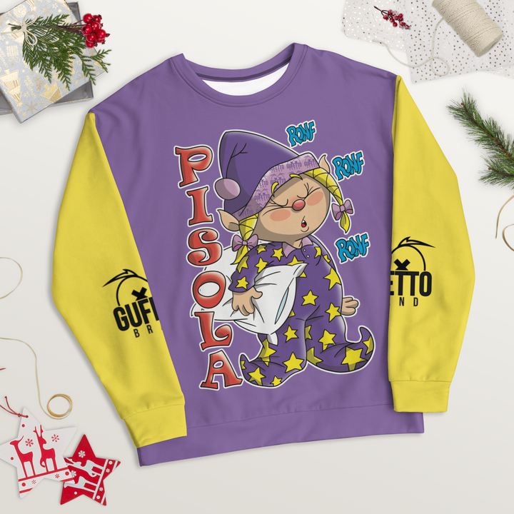 Felpa unisex Uomo/Donna PISOLA - Gufetto Brand 