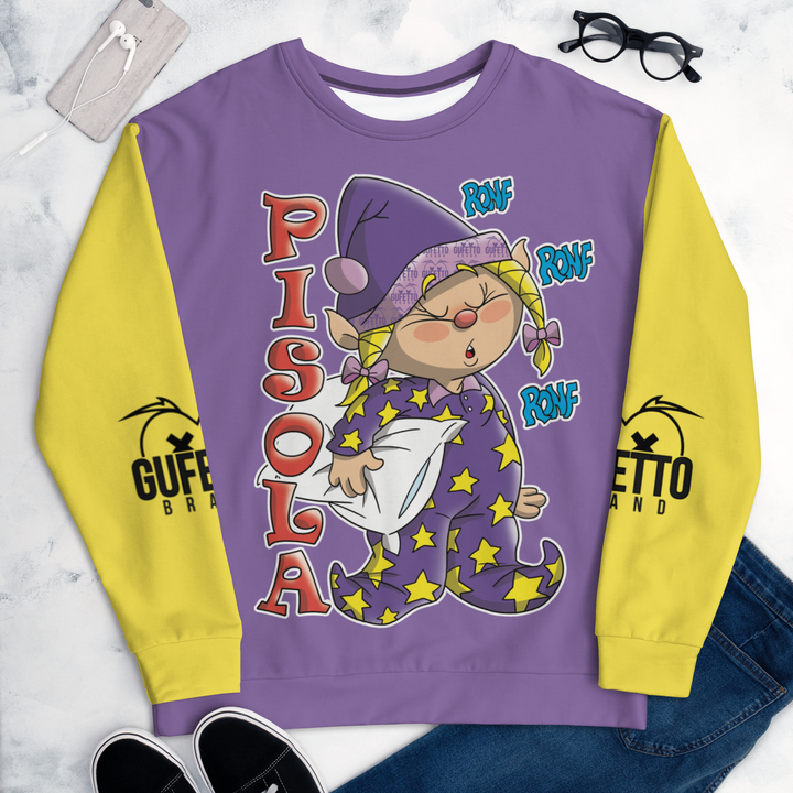 Felpa unisex Uomo/Donna PISOLA - Gufetto Brand 