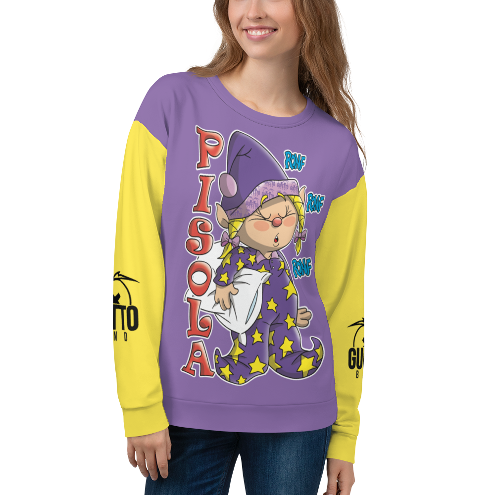 Felpa unisex Uomo/Donna PISOLA - Gufetto Brand 