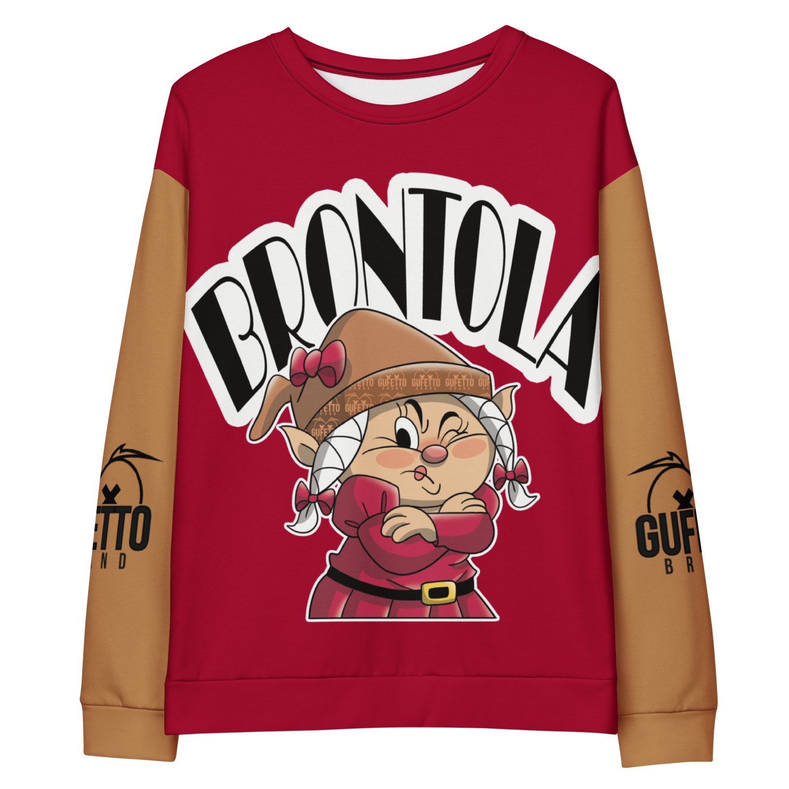 Felpa unisex Uomo/Donna BRONTOLA - Gufetto Brand 