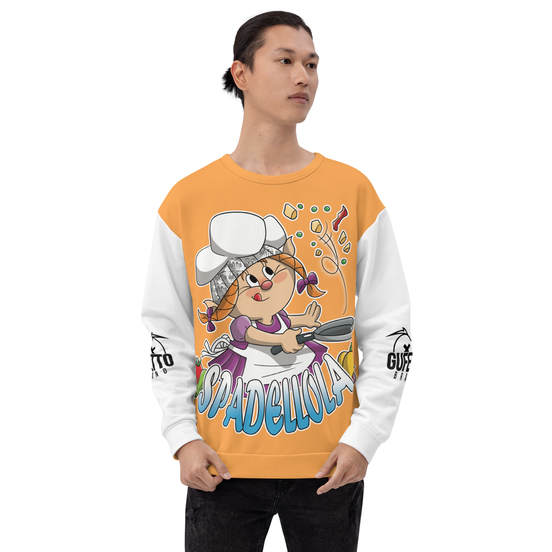 Felpa unisex Uomo/Donna SPADELLOLA - Gufetto Brand 