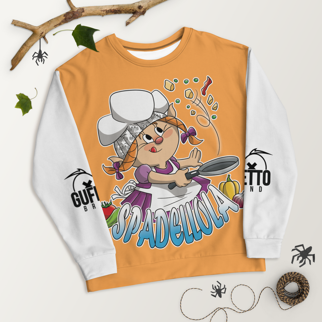 Felpa unisex Uomo/Donna SPADELLOLA - Gufetto Brand 