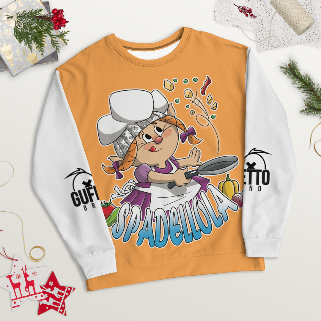 Felpa unisex Uomo/Donna SPADELLOLA - Gufetto Brand 