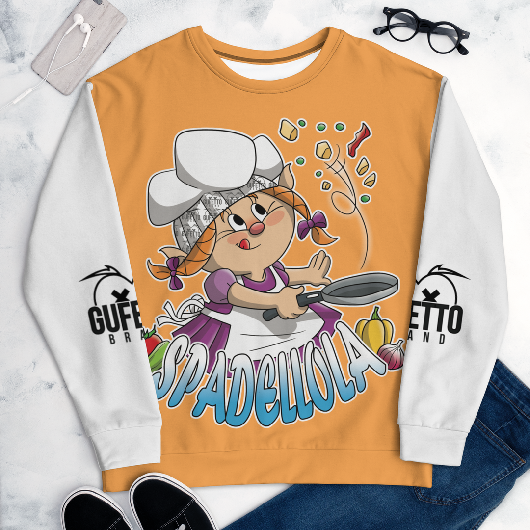 Felpa unisex Uomo/Donna SPADELLOLA - Gufetto Brand 