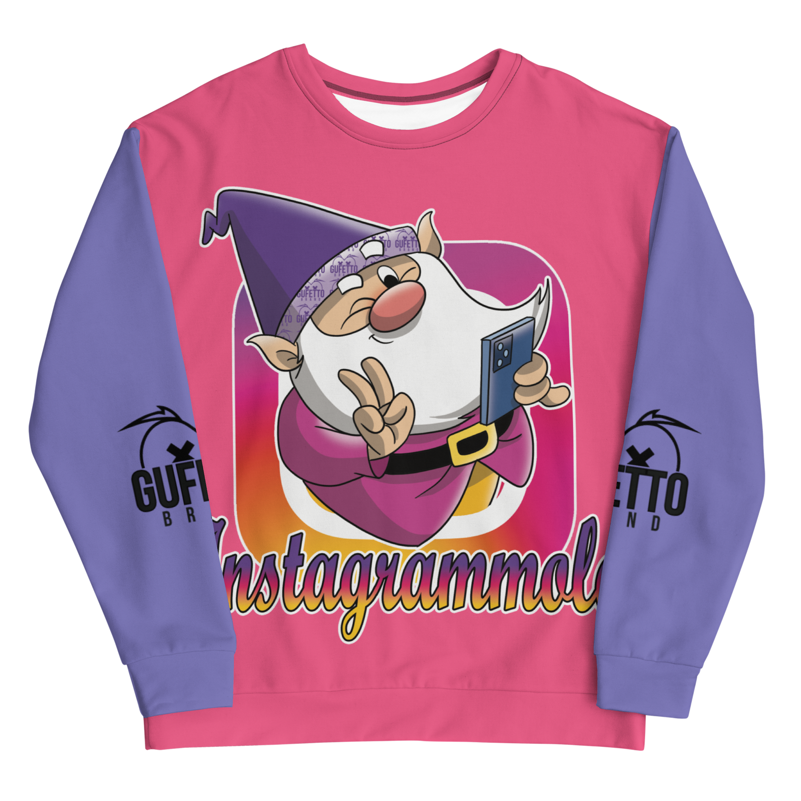 Felpa unisex Uomo/Donna INSTAGRAMMOLO - Gufetto Brand 