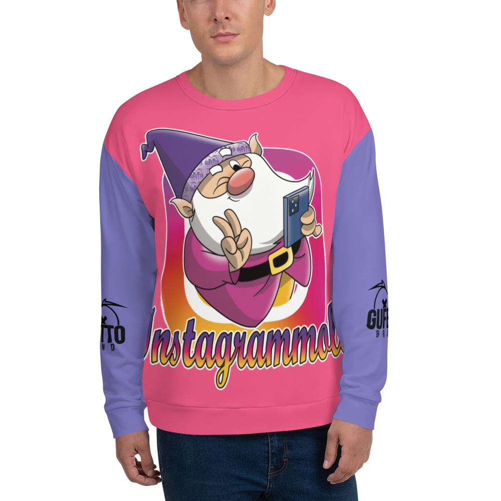 Felpa unisex Uomo/Donna INSTAGRAMMOLO - Gufetto Brand 