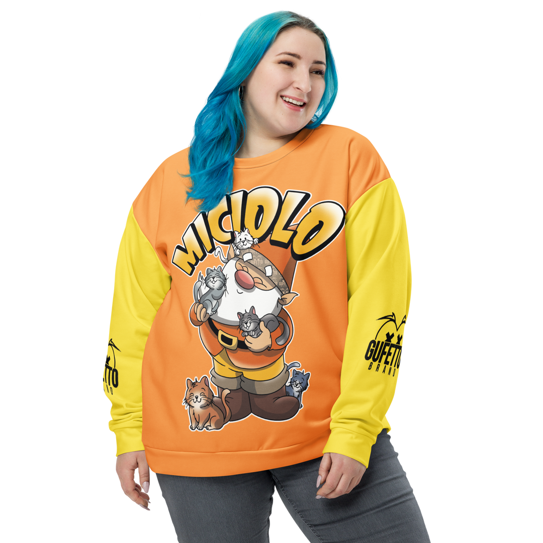 Felpa unisex Uomo/Donna MICIOLO - Gufetto Brand 