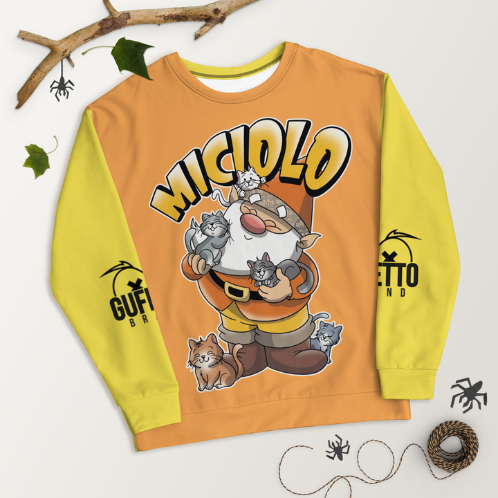 Felpa unisex Uomo/Donna MICIOLO - Gufetto Brand 