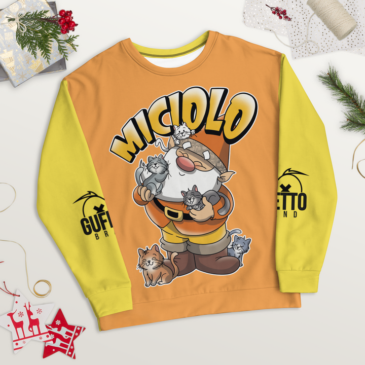Felpa unisex Uomo/Donna MICIOLO - Gufetto Brand 