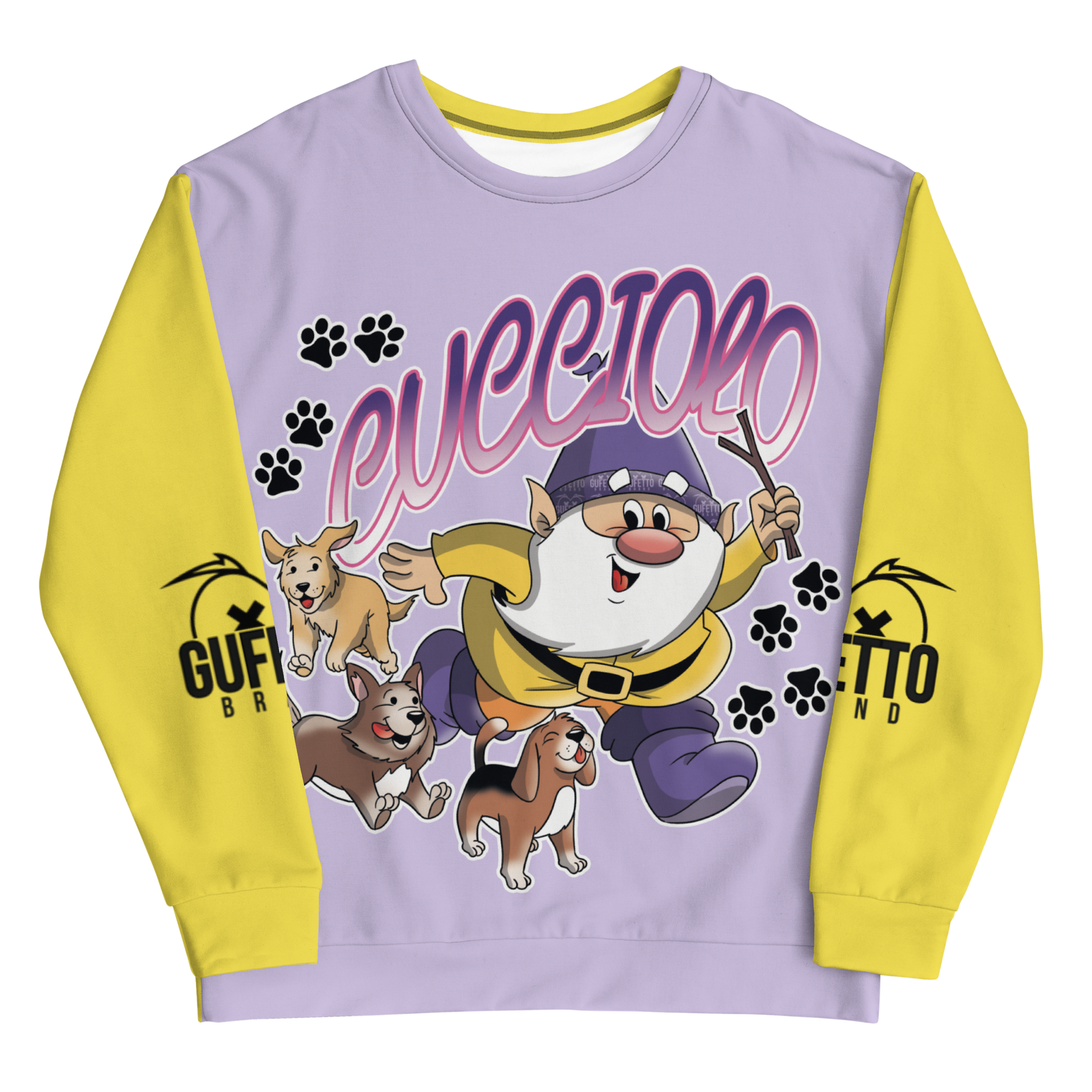 Felpa unisex Uomo/Donna CUCCIOLO - Gufetto Brand 