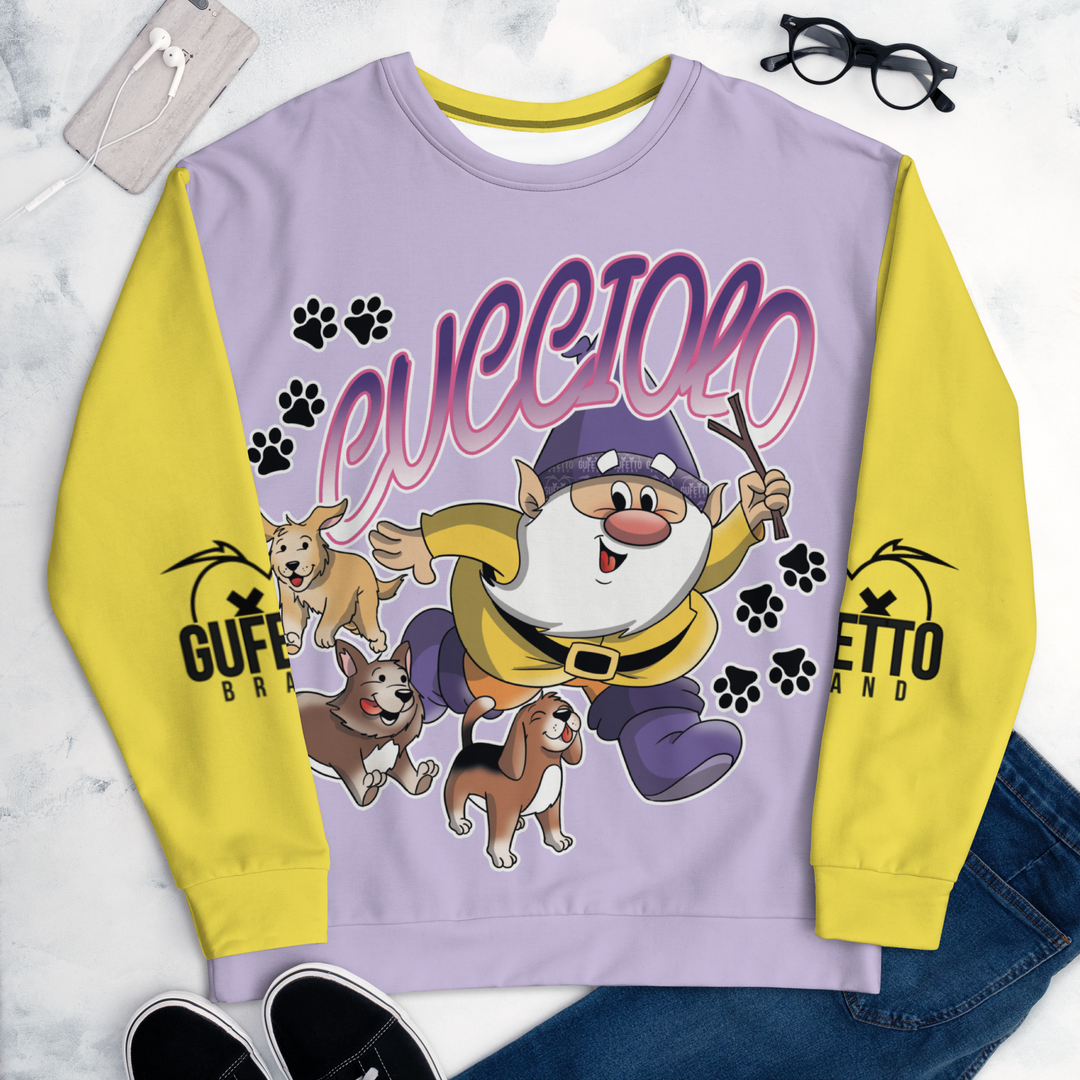 Felpa unisex Uomo/Donna CUCCIOLO - Gufetto Brand 