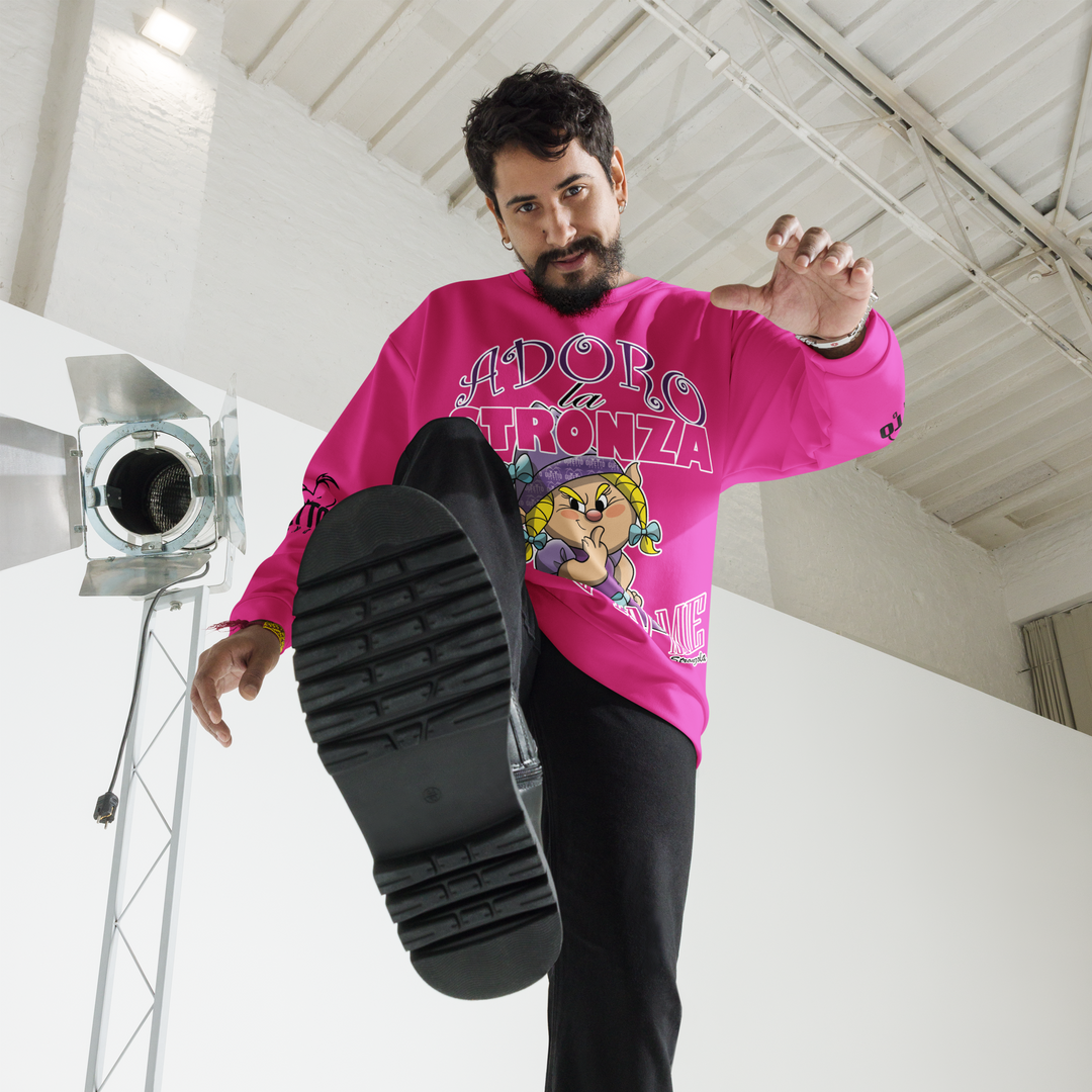 Felpa unisex Uomo/Donna STRONZOLA ADORO - Gufetto Brand 