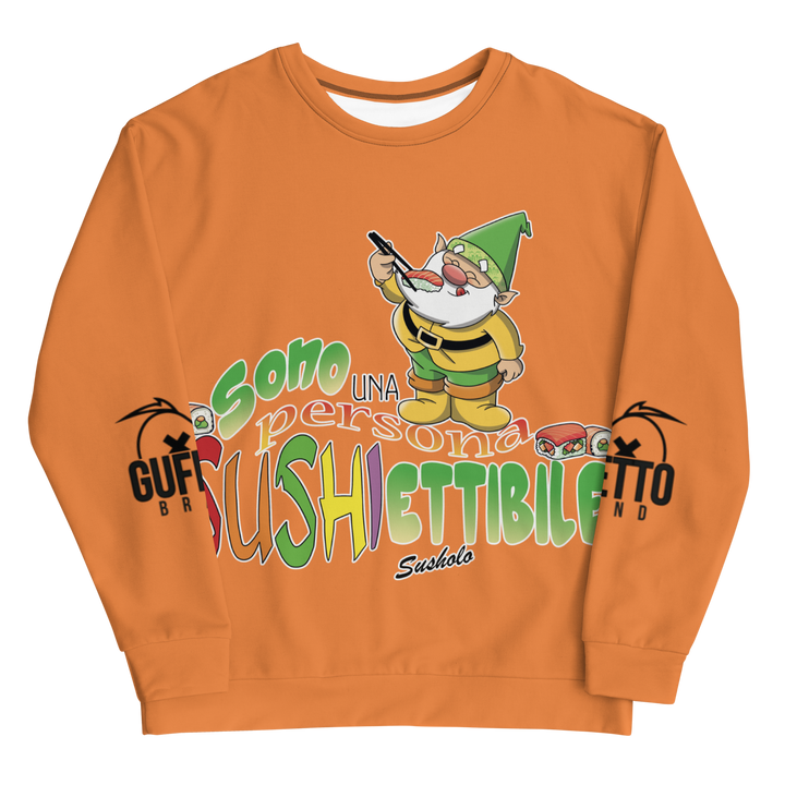 Felpa unisex Uomo/Donna SUSHIETTIBILE - Gufetto Brand 