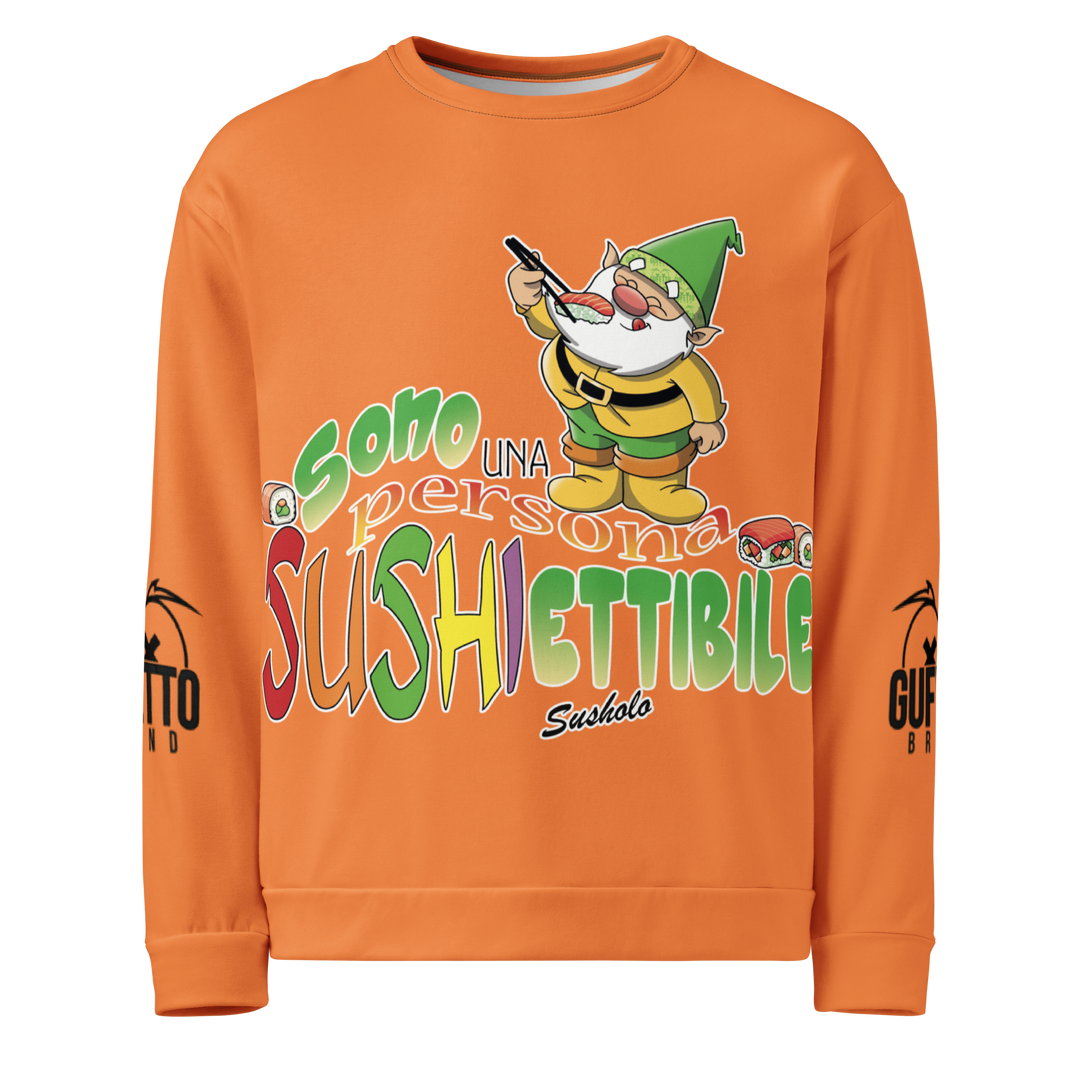 Felpa unisex Uomo/Donna SUSHIETTIBILE - Gufetto Brand 