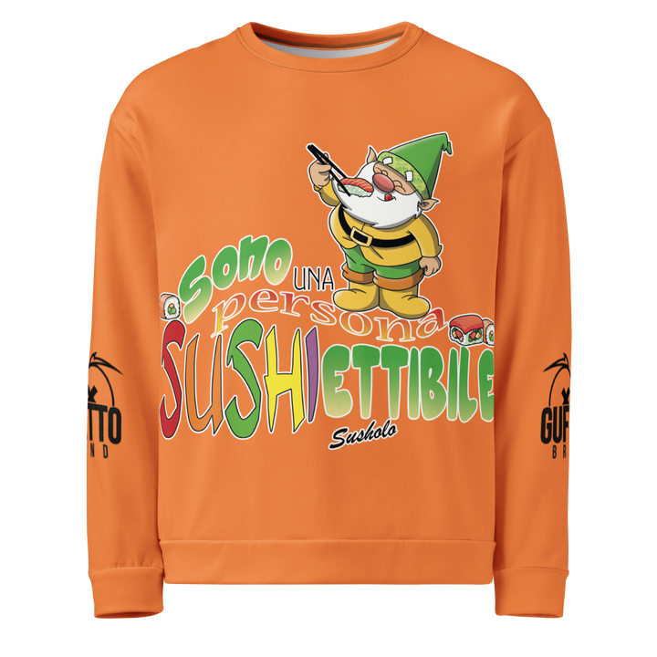 Felpa unisex Uomo/Donna SUSHIETTIBILE - Gufetto Brand 