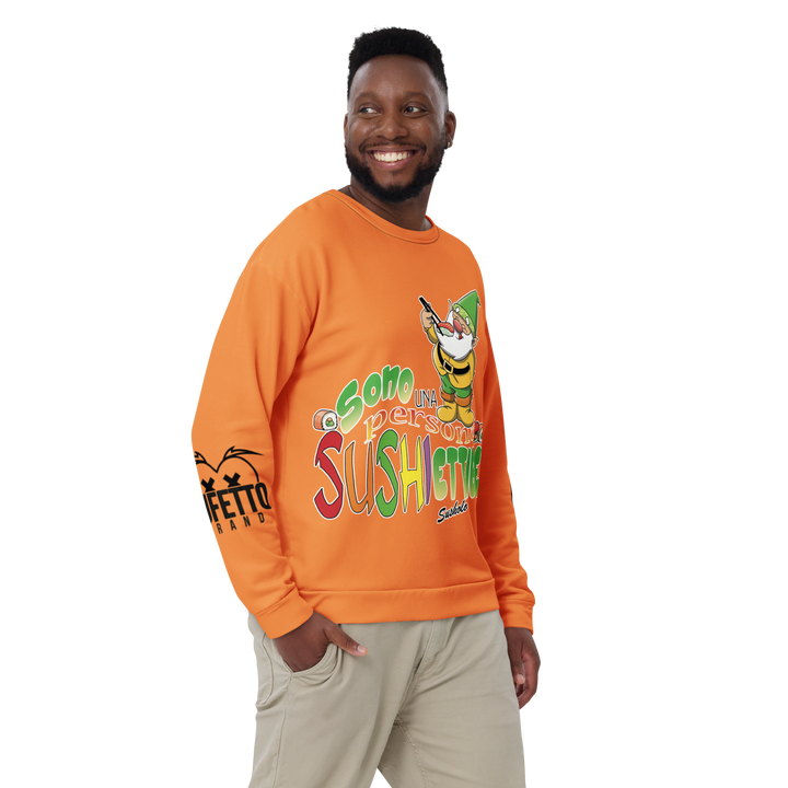 Felpa unisex Uomo/Donna SUSHIETTIBILE - Gufetto Brand 