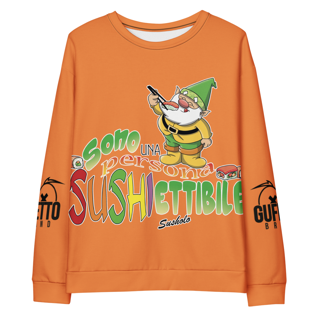 Felpa unisex Uomo/Donna SUSHIETTIBILE - Gufetto Brand 